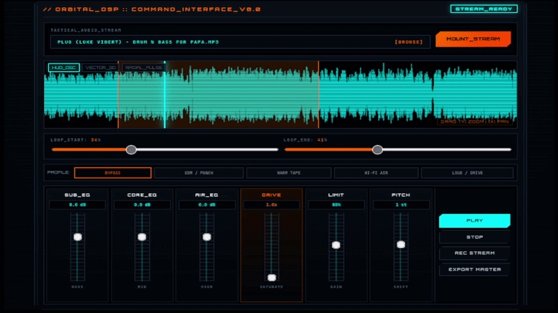 ORBITAL DSP UI